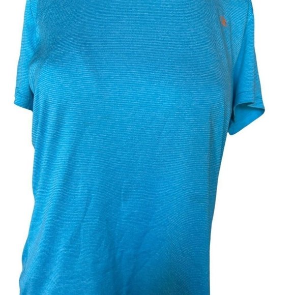 SIZE medium woman's v-neck ocean blue Vapor performance top by Champion – - Picture 2 of 6